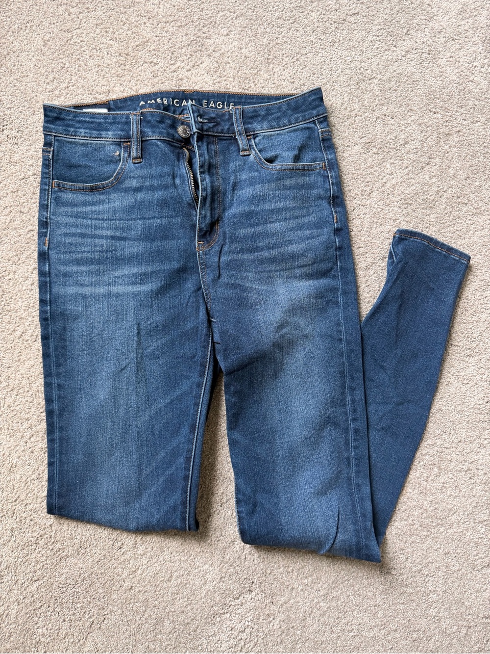 American Eagle Outfitters Dark Blue Skinny Jeans